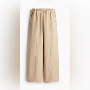 H&M linen blend pants size M new with tags